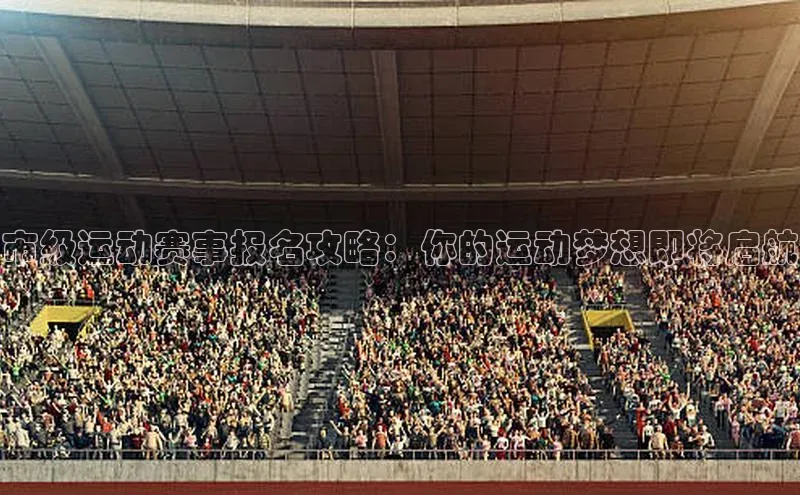 市级运动赛事报名攻略：你的运动梦想即将启航
